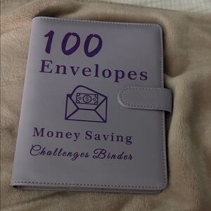 Purple Money Saving Binder